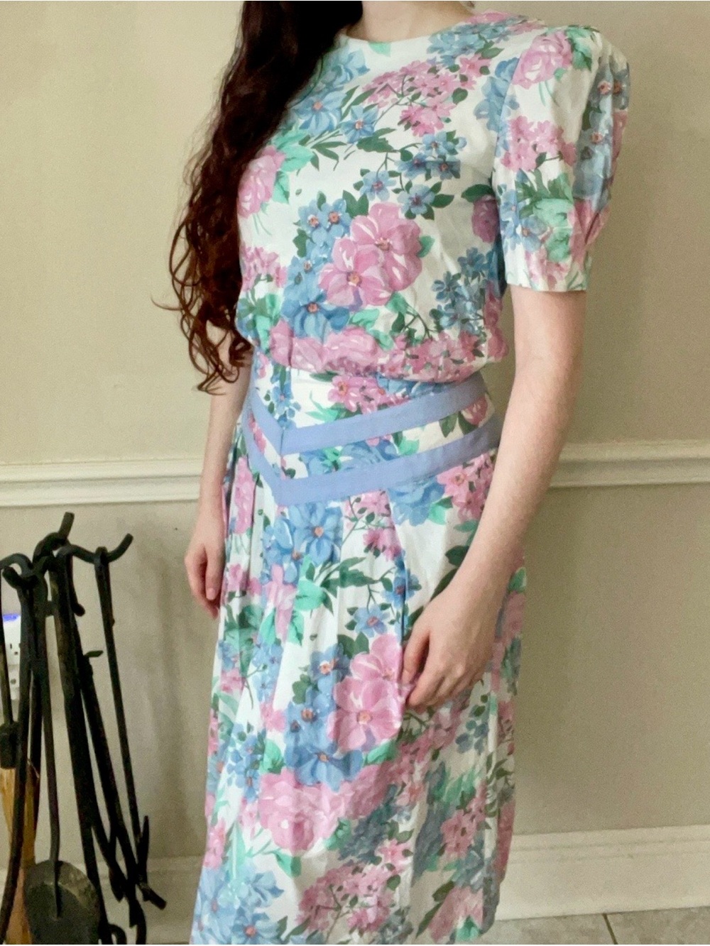 100% Cotton 1980s Jessica Howard Vintage Dress